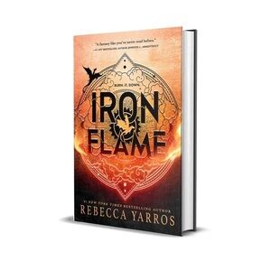 “Iron Flame” by Rebecca Yarros (Hardcover Book!)